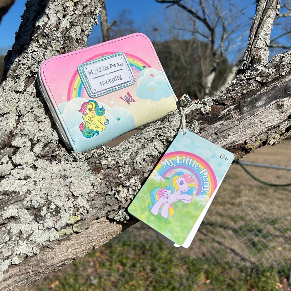 Loungefly My Little Pony Rainbow Zip Wallet – NWT Pastel Pony Design